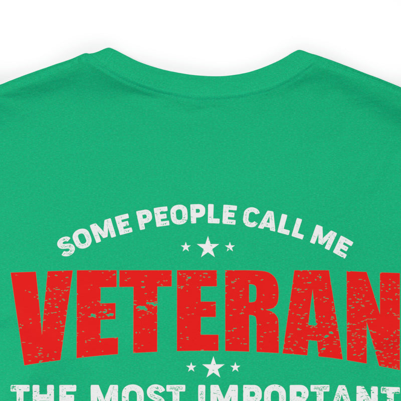 Mom: The Greatest Title, Veteran: The Noble Service - Military Design T-Shirt