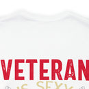Protective Pride: Military Design T-Shirt - 'I Know My Veteran is Sexy, but Look at Him Again... I'll Punch You Right in the Mouth!'