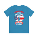 Pride and Patriotism: 'Proud Dad of an Awesome Soldier - US Army' Military Design T-Shirt