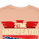 2Time Undefeated World War Champs Military Design T-Shirt: Show Your Pride!
