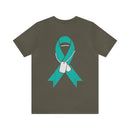 Veteran PTSD Awareness Teal Ribbon Design T-Shirt