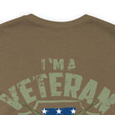 Timeless Service: Military Design T-Shirt - 'I'm a Veteran - My Oath of Enlistment Has No Expiration Date
