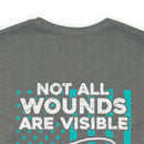Not All Wounds Are Visible: PTSD T-Shirt T-Shirt Unveiling Hidden Battles