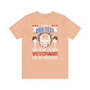 Spiritual Brotherhood: Military Design T-Shirt - 'I Took a DNA Test, God is My Father, Veterans are My Brothers