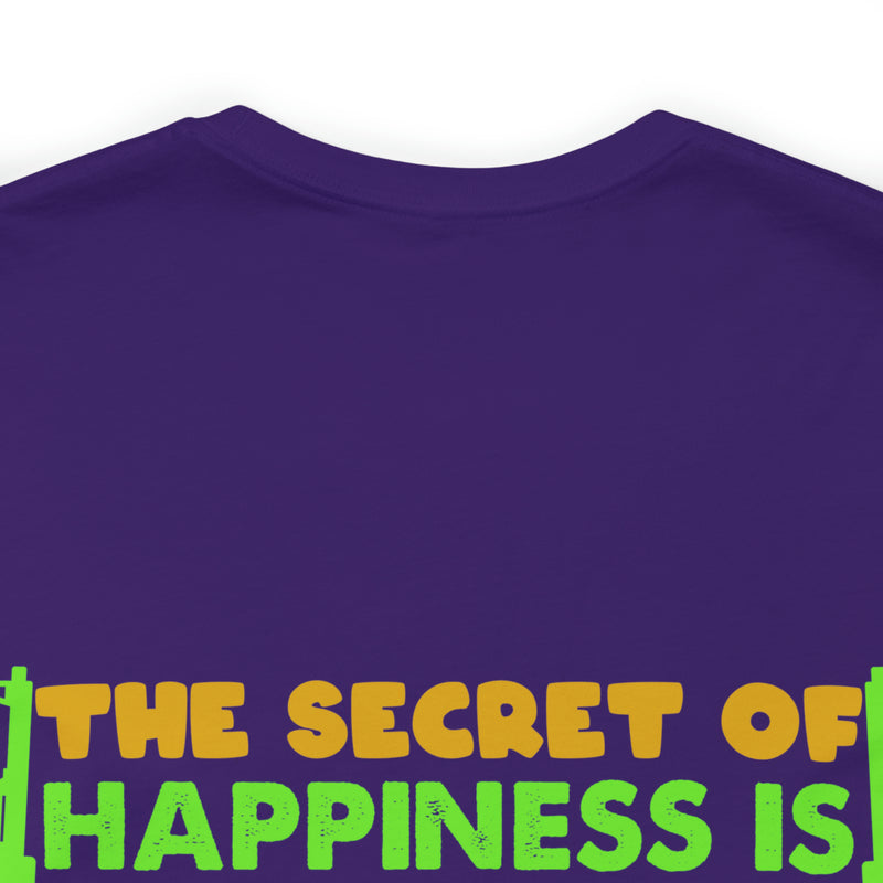 The Secret of Happiness: Military Design T-Shirt - Freedom and Courage Unite