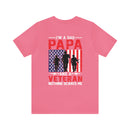Fearless Father: Dad, Papa, Veteran - Military Design T-Shirt Celebrating Courage and Love