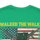 Vietnam Veteran Tribute: 'I Walked The Line' Military Design T-Shirt