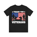 Gratitude and Respect: 'Thank You, Veterans' Military Design T-Shirt
