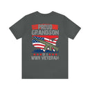 Proud Grandpa: Military Design T-Shirt Celebrating Generations of Service