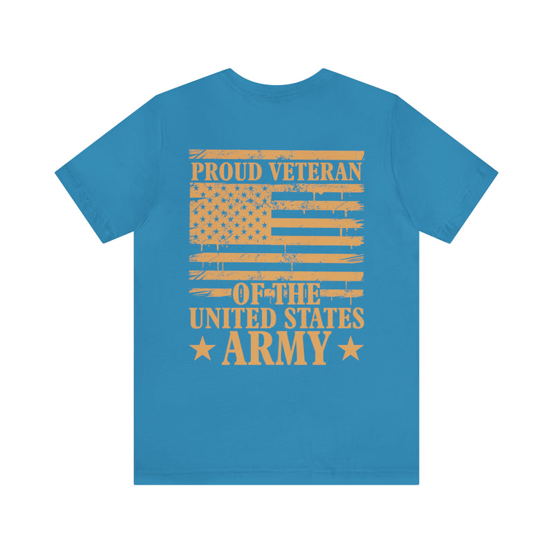 Proud U.S. Army Veteran: Military Design T-Shirt - Wear Your Valor