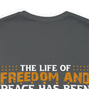 Freedom's Ambassador: Military Design T-Shirt - Brought to You by a Veteran