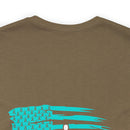 Silent Battles: Unveiling the Unseen, PTSD Awareness Cotton T-Shirt