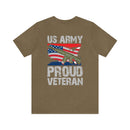 US Army Proud Veteran Military Design T-Shirt: Honor Your Service in Style