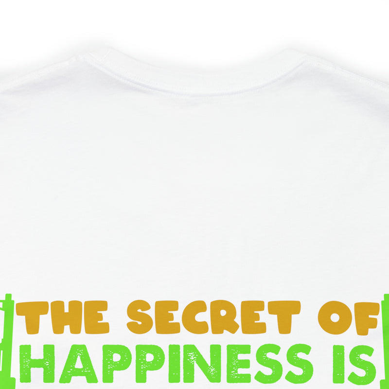 The Secret of Happiness: Military Design T-Shirt - Freedom and Courage Unite