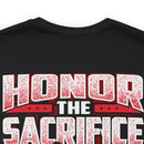 Patriotic Remembrance: Military Design T-Shirt - 'Honor the Sacrifice, Remember the Service
