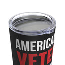 American Army Veteran - 20oz Military Design Tumbler: Honor and Valor in Every Sip!