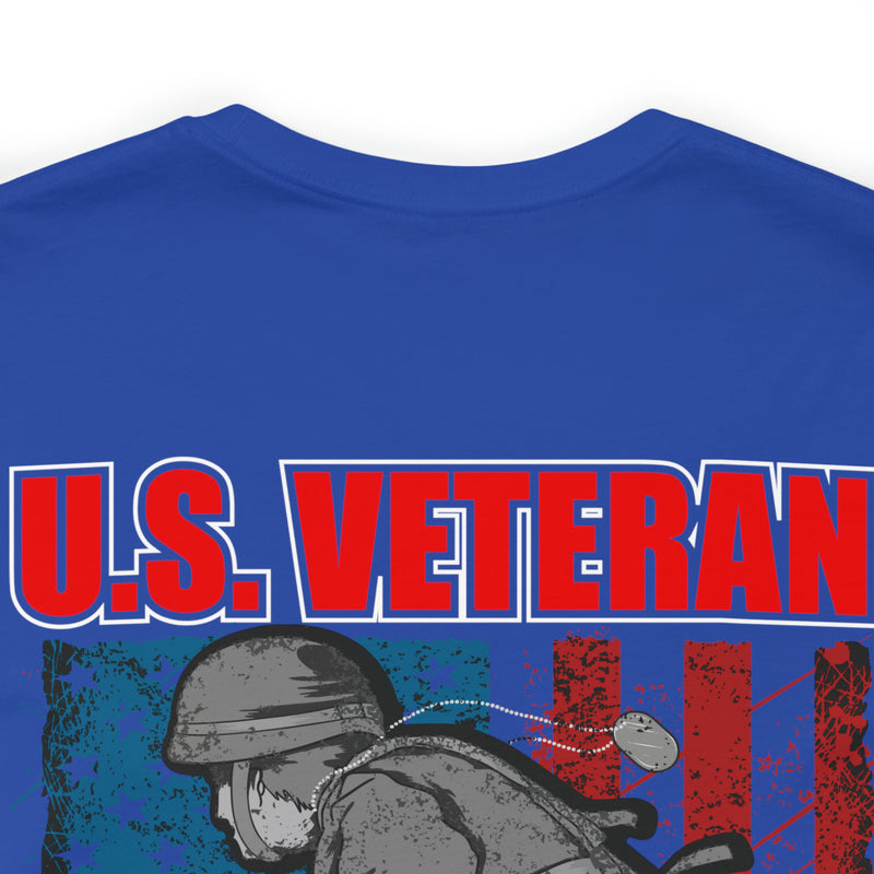 Defender of Liberty and Freedom: U.S. Veteran Military Design T-Shirt