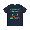 Americh: United with Our Angels - Military Design T-Shirt Honoring Guardians of Freedom