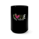 Love My Veteran 15oz Military Design Black Mug - Celebrate the Courage and Sacrifice!