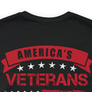 America's Veterans: Honoring Those Who Served with Military Design T-Shirt