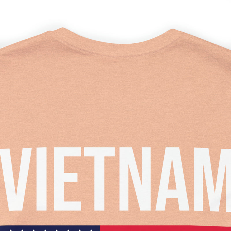 Honoring the Sacrifice: Military T-Shirt with 'Vietnam Veteran' Design