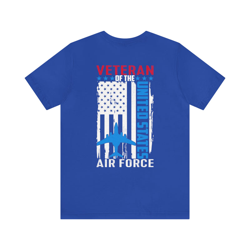 Proudly Representing: Veteran of the United States Air Force Military Design T-Shirt