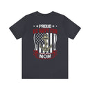 Maternal Navy Pride: 'Proud US Navy Mom' Military Design T-Shirt