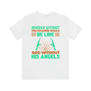 Americh: United with Our Angels - Military Design T-Shirt Honoring Guardians of Freedom