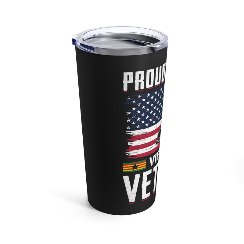 Proud Son of a Vietnam Veteran - 20oz Military Design Tumbler in Black