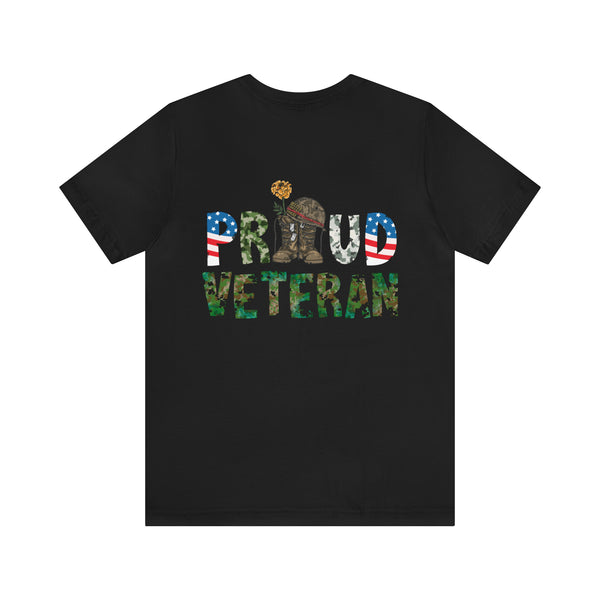Proud Veteran: Military Design T-Shirt - Wear Your Service with Honor!