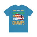 2Time Undefeated World War Champs Military T-Shirt: Showcase Your Victory