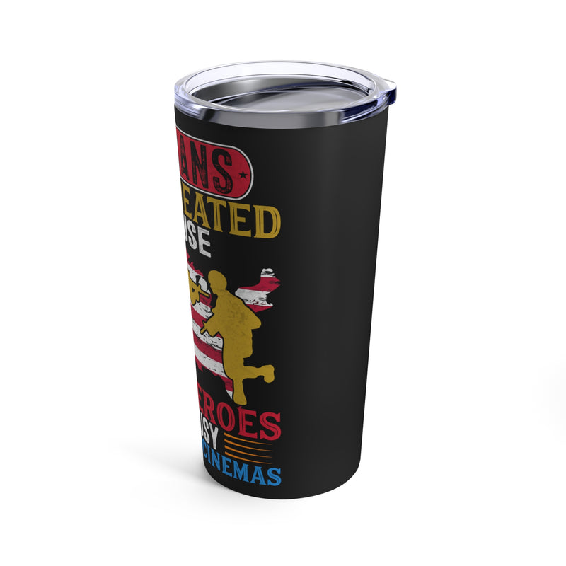 Real-Life Heroes: Celebrate the Valor of Veterans with our 20oz Military Design Tumbler
