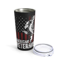 American Veterans Pride - 20oz Military Design Tumbler: Honoring Those Who Serve