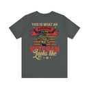 This is What an Awesome Veteran Looks Like: Military Design T-Shirt Celebrating Service and Excellence