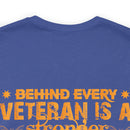 Unyielding Support: Military Design T-Shirt Celebrating Veteran Families