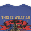 This is What an Awesome Veteran Looks Like: Military Design T-Shirt Celebrating Service and Excellence