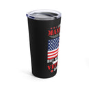 Proud Veterans Daughter: 20oz Military Design Tumbler in Black