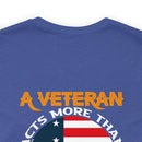Actions Speak Louder: Military Design T-Shirt - Veterans Lead by Example