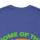 Proudly Brave: Military Design T-Shirt - 'Home of the Free Because of the Brave