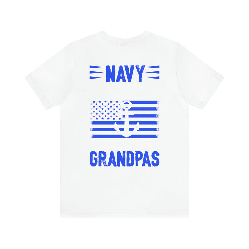 Grandpa's Naval Legacy: Military Design T-Shirt - Celebrating Veteran Grandfathers!