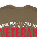 VETERAN: A Proud Title, But Mom is My Greatest Honor - Military Design T-Shirt