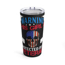 Protected by Valor: Embrace the Strength of a Veteran's Love with our 20oz Military Design Tumbler