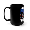 Grateful Tribute: Military Design Black Mug - 15oz