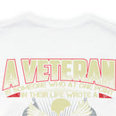 Blank Check for Freedom: Military Design T-Shirt Honoring the Sacrifice of Veterans