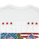 PROUD VETERAN OF THE UNITED STATES ARMY" - Military Inspired Design Premium T-Shirt
