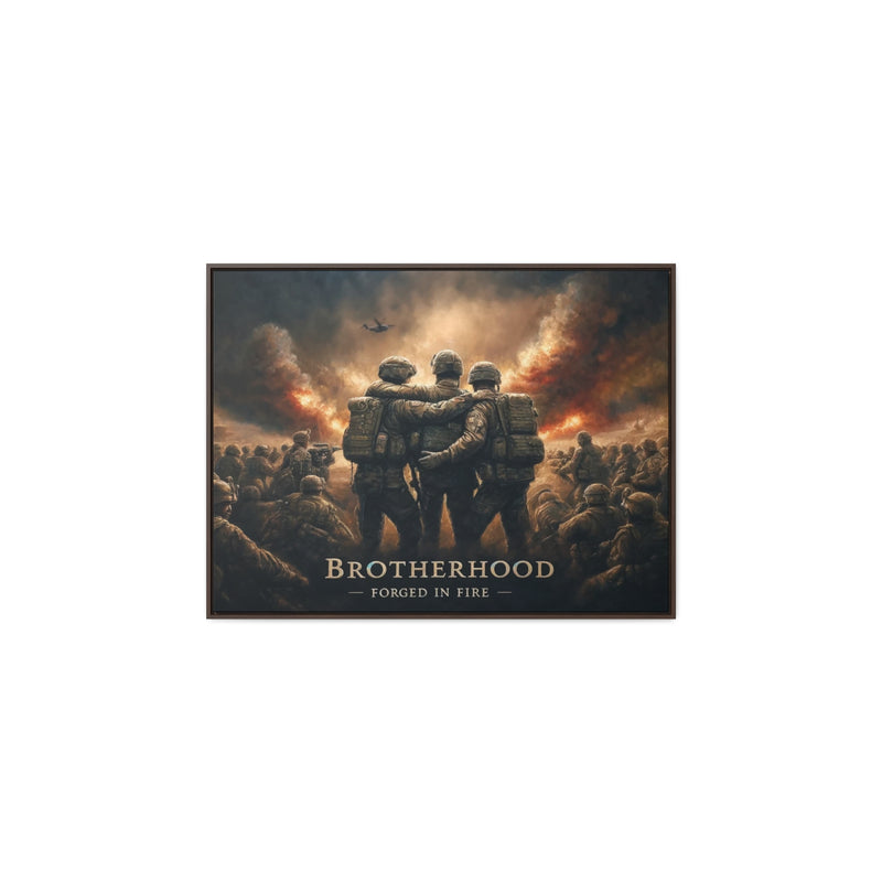 Brotherhood: Forged in Fire - Framed Canvas