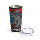 Forever Grateful: Commemorate Your Beloved Veteran with our 20oz Military Design Tumbler