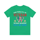 VETERAN: A Proud Title, But Mom is My Greatest Honor - Military Design T-Shirt