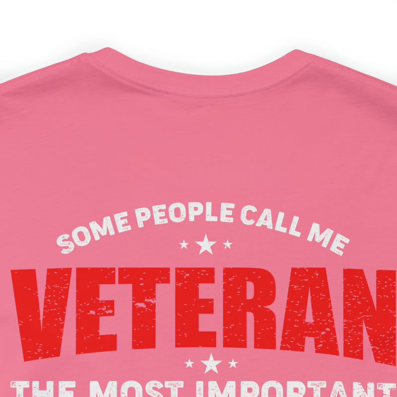 Mom: The Greatest Title, Veteran: The Noble Service - Military Design T-Shirt