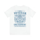 Eternal Oath: Military Design T-Shirt - 'I Am a Veteran - My Oath of Enlistment Has No Expiration Date